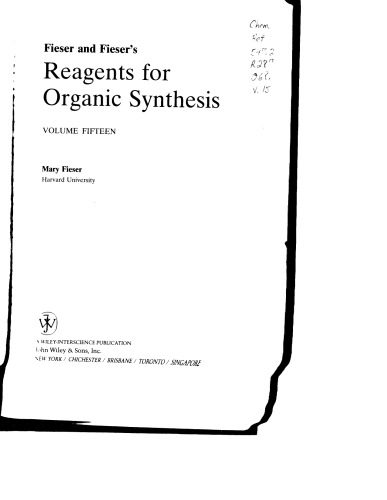 خرید و دانلود نسخه کامل کتاب Volume 15, Fiesers’ Reagents for Organic Synthesis_68d316be9d451.jpeg خرید و دانلود نسخه کامل کتاب Volume 15, Fiesers’ Reagents for Organic Synthesis