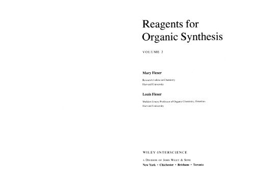 خرید و دانلود نسخه کامل کتاب Volume 2, Fiesers’ Reagents for Organic Synthesis_68d31ae65379f.jpeg خرید و دانلود نسخه کامل کتاب Volume 2, Fiesers’ Reagents for Organic Synthesis
