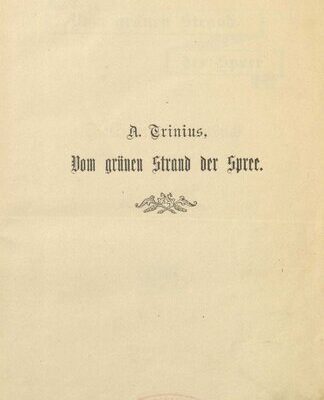 خرید و دانلود نسخه کامل کتاب Vom grünen Strand der Spree. Berliner Skizzenbuch