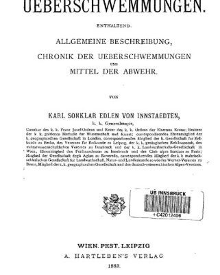 خرید و دانلود نسخه کامل کتاب Von den Überschwemmungen : enthaltend Allgemeine Beschreibung, Chronik der Überschwemmungen und Mittel der Abwehr