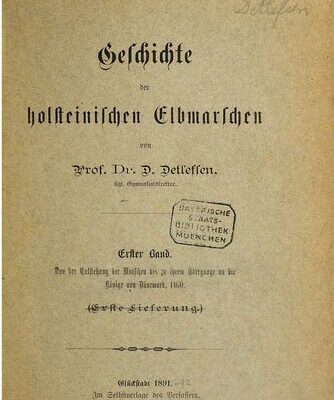 خرید و دانلود نسخه کامل کتاب Von der Entstehung der Marschen bis zu ihrem Übergänge an die Könige von Dänemark, 1460