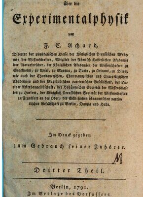 خرید و دانلود نسخه کامل کتاب Vorlesungen über die Experimentalphysik