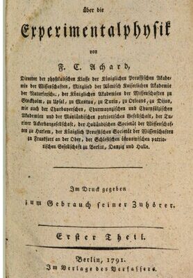 خرید و دانلود نسخه کامل کتاب Vorlesungen über die Experimentalphysik