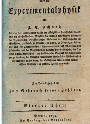 خرید و دانلود نسخه کامل کتاب Vorlesungen über die Experimentalphysik