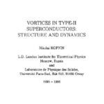 خرید و دانلود نسخه کامل کتاب Vortices. Isotropic Superconductors