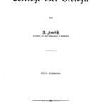 خرید و دانلود نسخه کامل کتاب Vorträge über Geologie