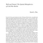 خرید و دانلود نسخه کامل کتاب Wall and Tunnel: The Spatial Metaphorics of Cold War Berlin
