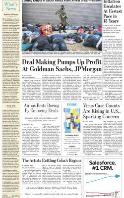 خرید و دانلود نسخه کامل کتاب Wall Street Journal Tuesday February 14, 2021