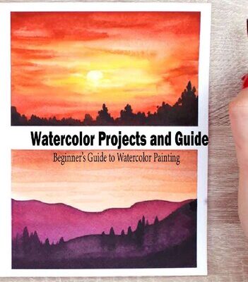 خرید و دانلود نسخه کامل کتاب Watercolor Projects and Guide A Beginner’s Guide to Watercolor Painting