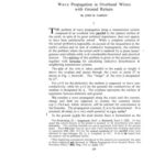 خرید و دانلود نسخه کامل کتاب Wave Propagation in Overhead Wires with Ground Return