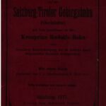 خرید و دانلود نسخه کامل کتاب Wegweiser auf der Salzburg-Tiroler Gebirgsbahn (Giselabahn) mit dem Anschlusse an die Kronprinz-Rudolfs-Bahn unter besonderer Berücksichtigung der im Bereiche dieser Bahnstrecken liegenden Gebirgstouren