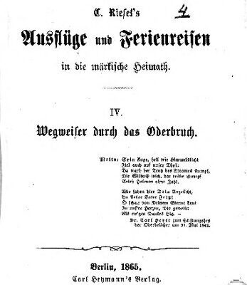 خرید و دانلود نسخه کامل کتاب Wegweiser durch das Oderbruch