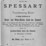 خرید و دانلود نسخه کامل کتاب Wegweiser durch den Spessart mit Touristen-Karte in farbiger Ausführung der Haupt- und Neben-Routen durch den Spessart
