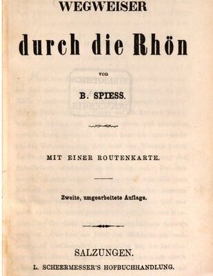 خرید و دانلود نسخه کامل کتاب Wegweiser durch die Rhön