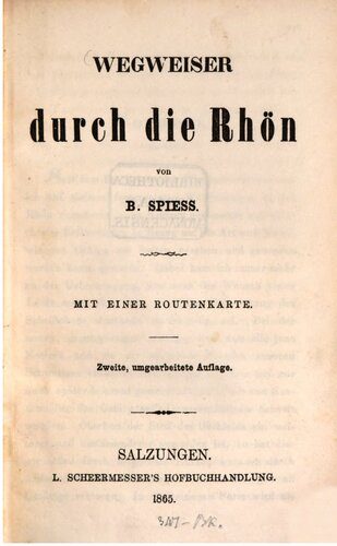 خرید و دانلود نسخه کامل کتاب Wegweiser durch die Rhön_68c11db9ed79b.jpeg خرید و دانلود نسخه کامل کتاب Wegweiser durch die Rhön