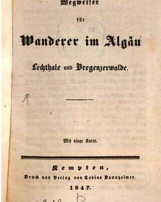خرید و دانلود نسخه کامل کتاب Wegweiser für Wanderer im Algäu [Allgäu] , Lechthale [Lechtal] und Bregenzerwalde