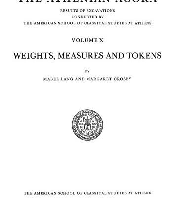 خرید و دانلود نسخه کامل کتاب Weights, Measures and Tokens.