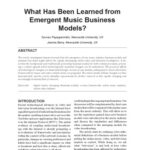 خرید و دانلود نسخه کامل کتاب What Has been Learned from Emergent Music business Models?