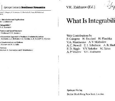 خرید و دانلود نسخه کامل کتاب What is integrability?