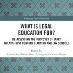 خرید و دانلود نسخه کامل کتاب What Is Legal Education For?: Re-Assessing the Purposes of Early Twenty-First Century Learning and Law Schools