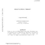 خرید و دانلود نسخه کامل کتاب What is string theory (hep-th 9411028)