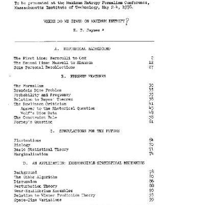 خرید و دانلود نسخه کامل کتاب Where do we stand on maximum entropy 1971