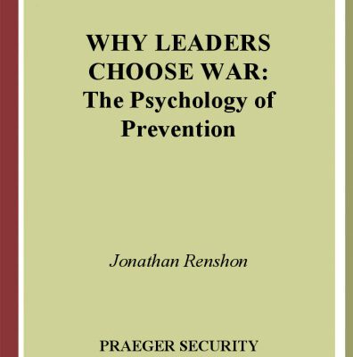 خرید و دانلود نسخه کامل کتاب Why Leaders Choose War: The Psychology of Prevention