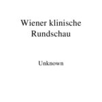 خرید و دانلود نسخه کامل کتاب Wiener Klinische Rundschau