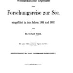 خرید و دانلود نسخه کامل کتاب Wissenschaftliche Ergebnisse einer Forschungsreise zur See, ausgeführt in den Jahren 1891 und 1892
