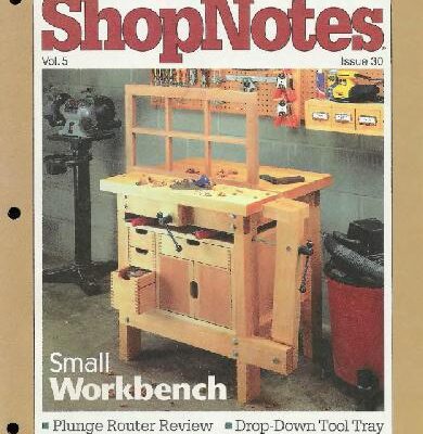 خرید و دانلود نسخه کامل کتاب Woodworking Shopnotes 030 – Small Workbench
