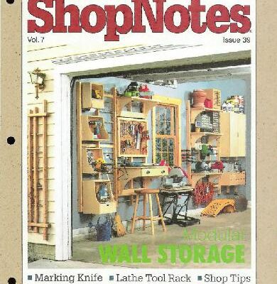 خرید و دانلود نسخه کامل کتاب Woodworking Shopnotes 039 – Modular Wall Storage
