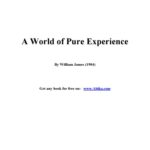 خرید و دانلود نسخه کامل کتاب World of pure experience