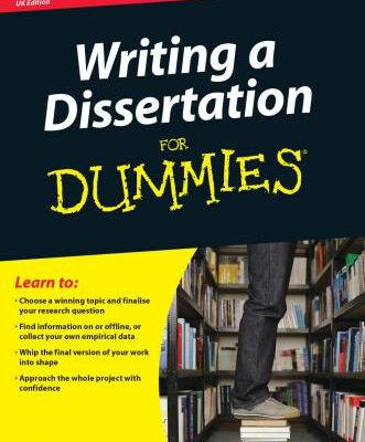 خرید و دانلود نسخه کامل کتاب Writing a Dissertation For Dummies