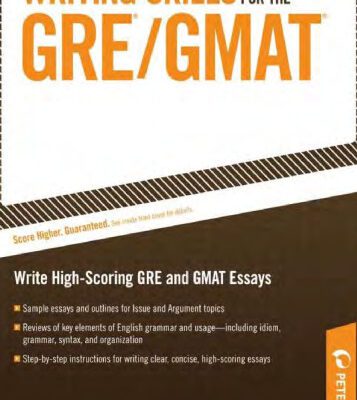 خرید و دانلود نسخه کامل کتاب Writing Skills for the GRE & GMAT (Peterson’s Writing Skills for the GRE & GMAT Test)