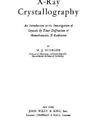 خرید و دانلود نسخه کامل کتاب X-Ray Crystallography