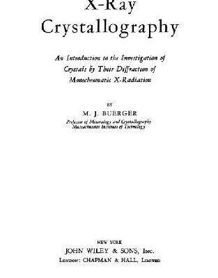 خرید و دانلود نسخه کامل کتاب X-ray crystallography