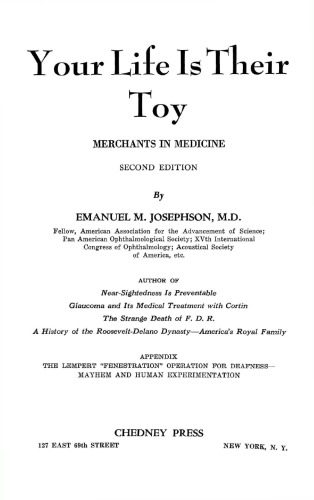 خرید و دانلود نسخه کامل کتاب Your Life is Their Toy: Merchants in Medicine_68b67c4449be4.jpeg خرید و دانلود نسخه کامل کتاب Your Life is Their Toy: Merchants in Medicine