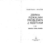خرید و دانلود نسخه کامل کتاب Zbirka fizikalnih problemov z rešitvami. 2. del: Elektrika, optika, atomika