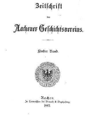 خرید و دانلود نسخه کامل کتاب Zeitschrift des Aachener Geschichtsvereins