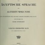 خرید و دانلود نسخه کامل کتاب Zeitschrift für Ägyptische Sprache und Altertumskunde