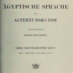 خرید و دانلود نسخه کامل کتاب Zeitschrift für Ägyptische Sprache und Altertumskunde