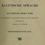 خرید و دانلود نسخه کامل کتاب Zeitschrift für Ägyptische Sprache und Altertumskunde
