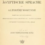 خرید و دانلود نسخه کامل کتاب Zeitschrift für Ägyptische Sprache und Altertumskunde