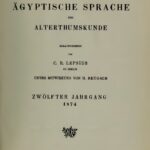 خرید و دانلود نسخه کامل کتاب Zeitschrift für Ägyptische Sprache und Altertumskunde