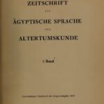 خرید و دانلود نسخه کامل کتاب Zeitschrift für Ägyptische Sprache und Altertumskunde
