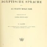 خرید و دانلود نسخه کامل کتاب Zeitschrift für Ägyptische Sprache und Altertumskunde