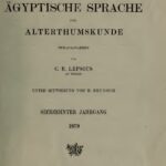 خرید و دانلود نسخه کامل کتاب Zeitschrift für Ägyptische Sprache und Altertumskunde