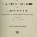 خرید و دانلود نسخه کامل کتاب Zeitschrift für Ägyptische Sprache und Altertumskunde