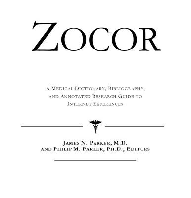 خرید و دانلود نسخه کامل کتاب Zocor – A Medical Dictionary, Bibliography, and Annotated Research Guide to Internet References