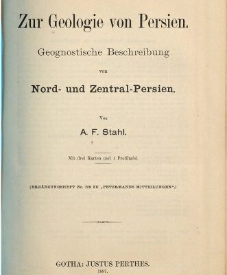 خرید و دانلود نسخه کامل کتاب Zur Geologie von Persien : Geognostische Beschreibung von Nord- und Zentral-Persien